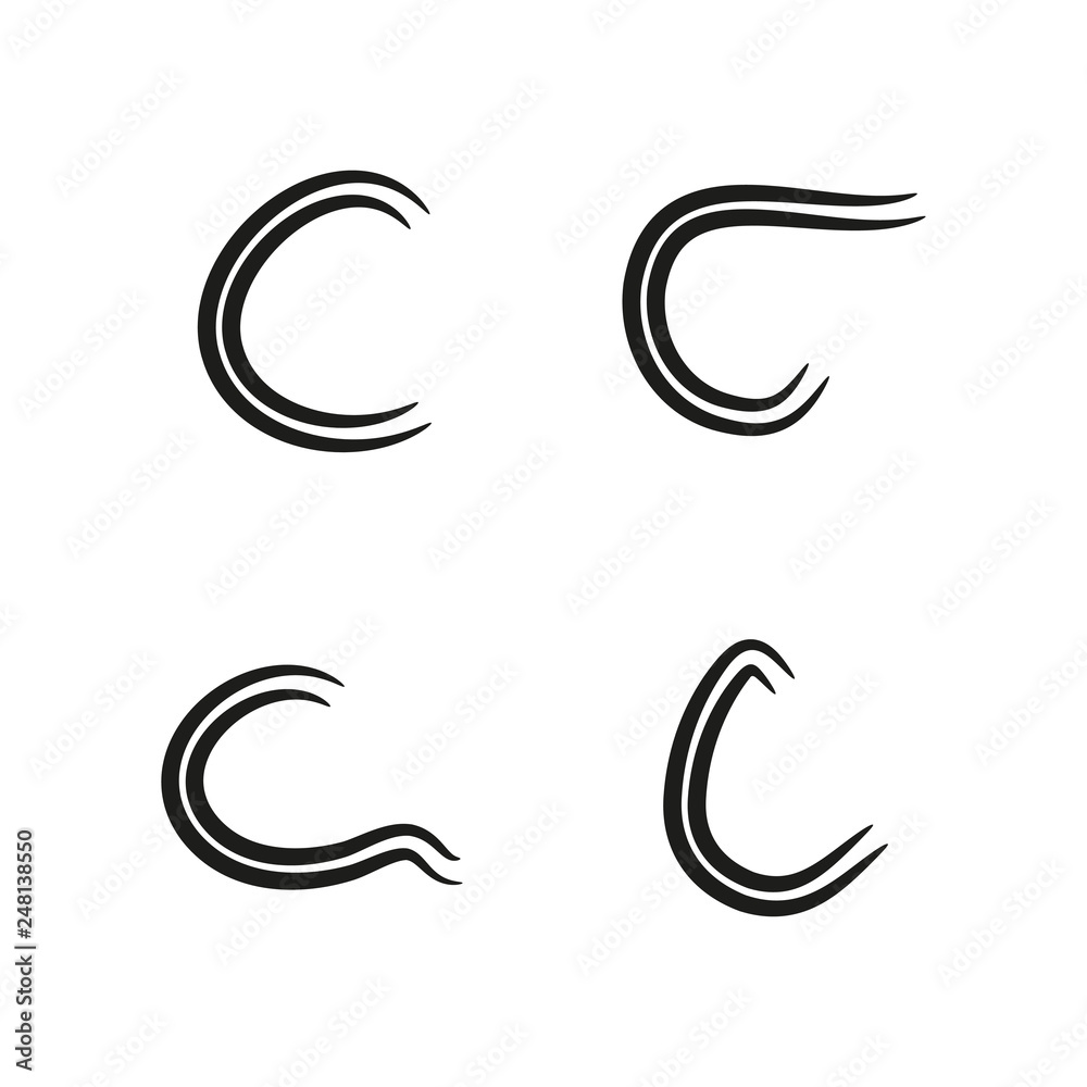 Obraz premium This a simple initial logos, symbols, and signs