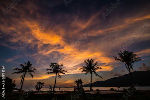 Background twilight Koh Lipe  Thailand © noppakit rattanathon