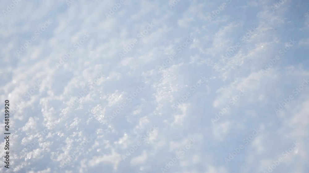 white blue Snow structure with sideways movement in different speeds and depth of field white blue Snow structure with sideways movement in different speeds and depth of field
