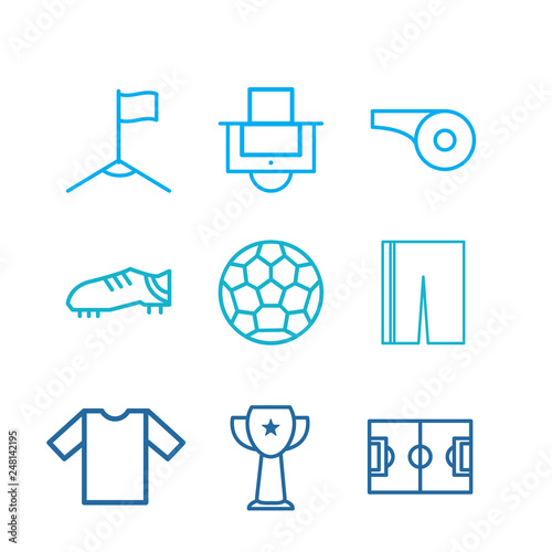 icons set football