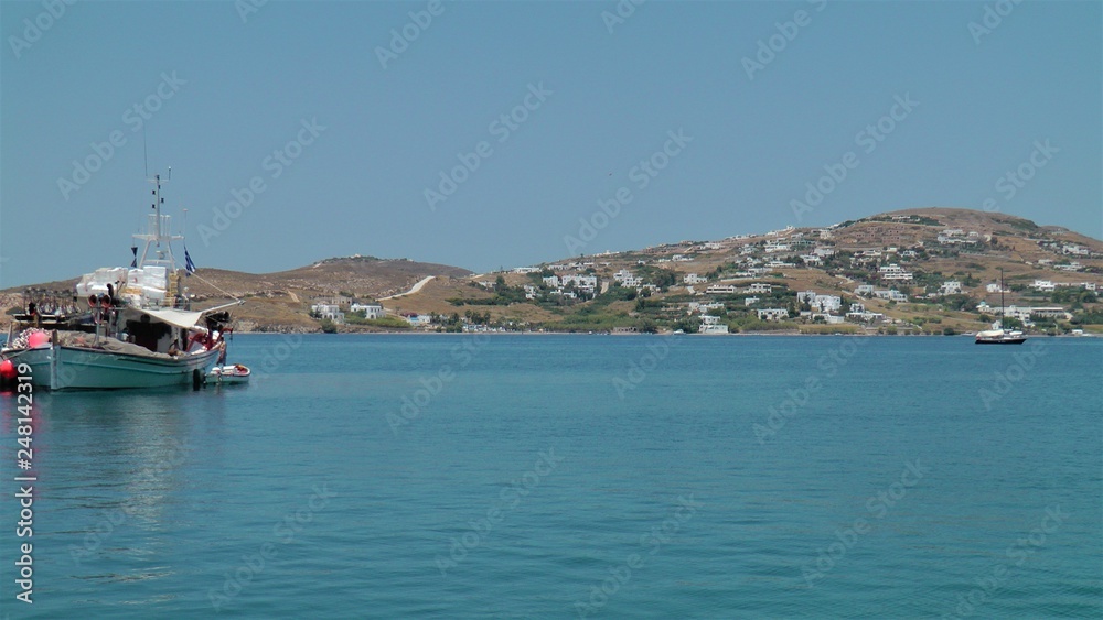 Atiparos, île des Cyclades, en Grèce