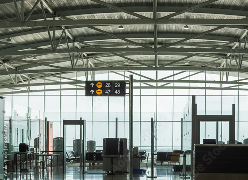 checkpoint at the airport
