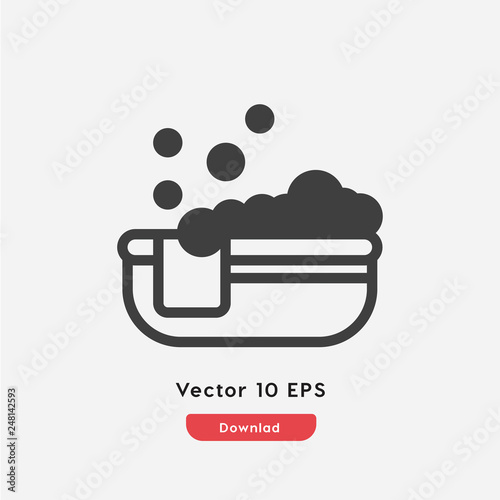 bathroom icon vector