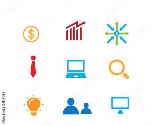 icon set business