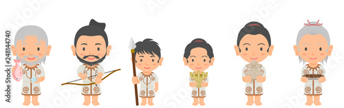 縄文時代の人々