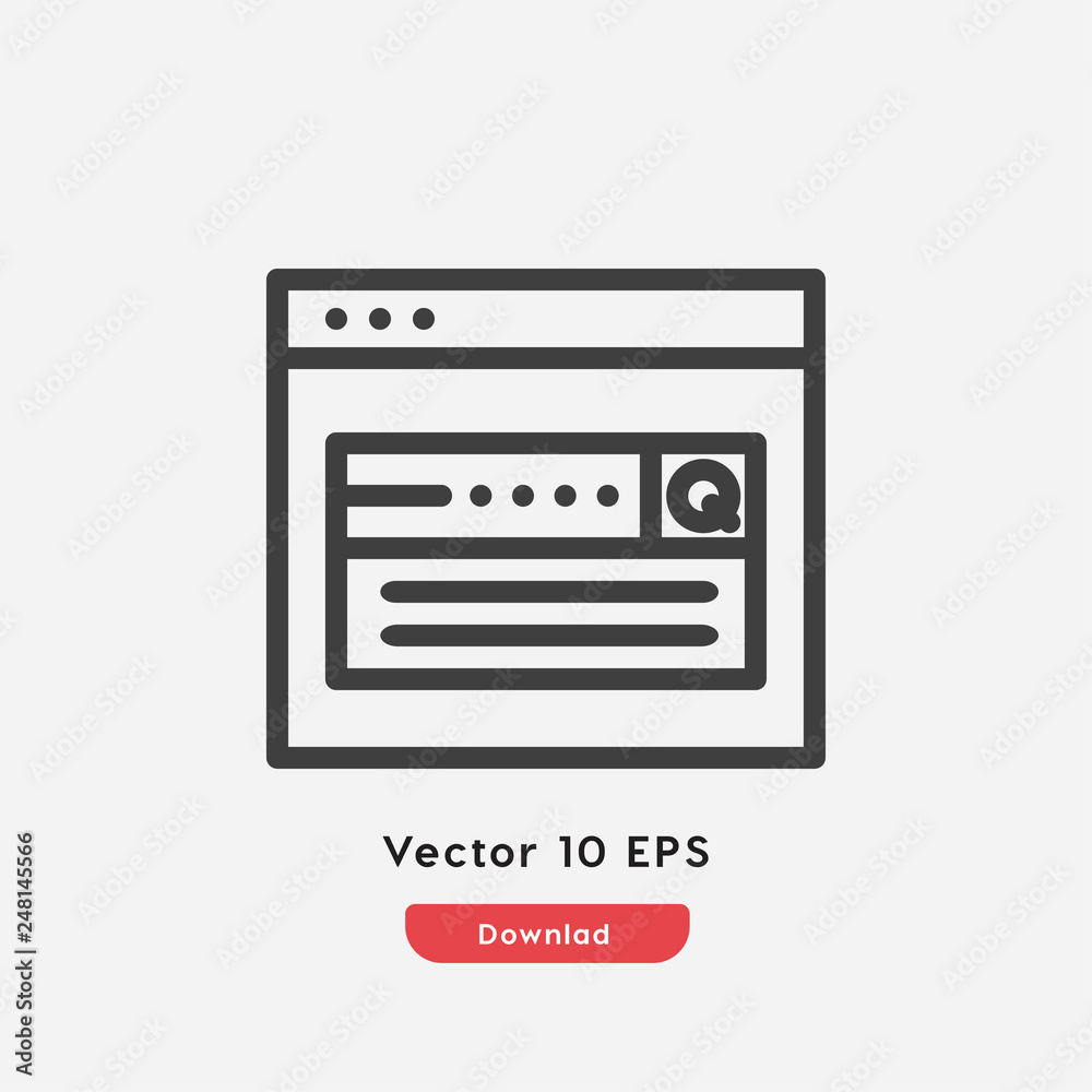 website template icon vector website template icon vector