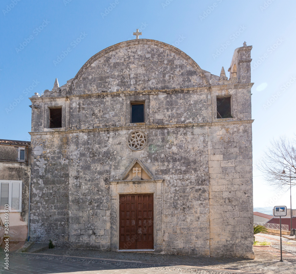 Esterno Chiesa Santa, Croce - Florinas (Sassari) - Sardegna