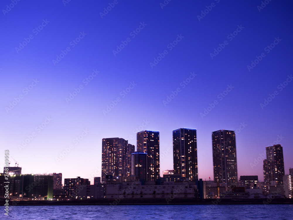 臨海地域の高層マンション