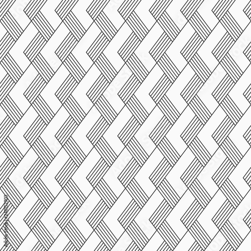 Vector seamless pattern. Regularly repeated inclined stripes.