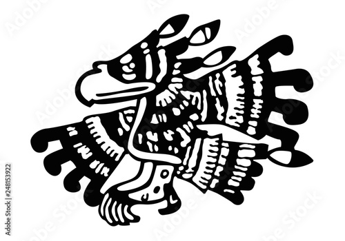 maya ornament. vector image for logo or illustrations