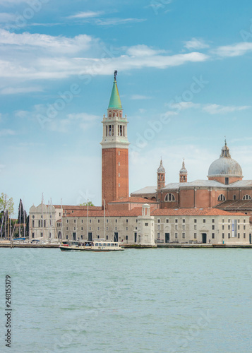 Lagune von Venedig mit San Giorgio Maggiore-Kirche