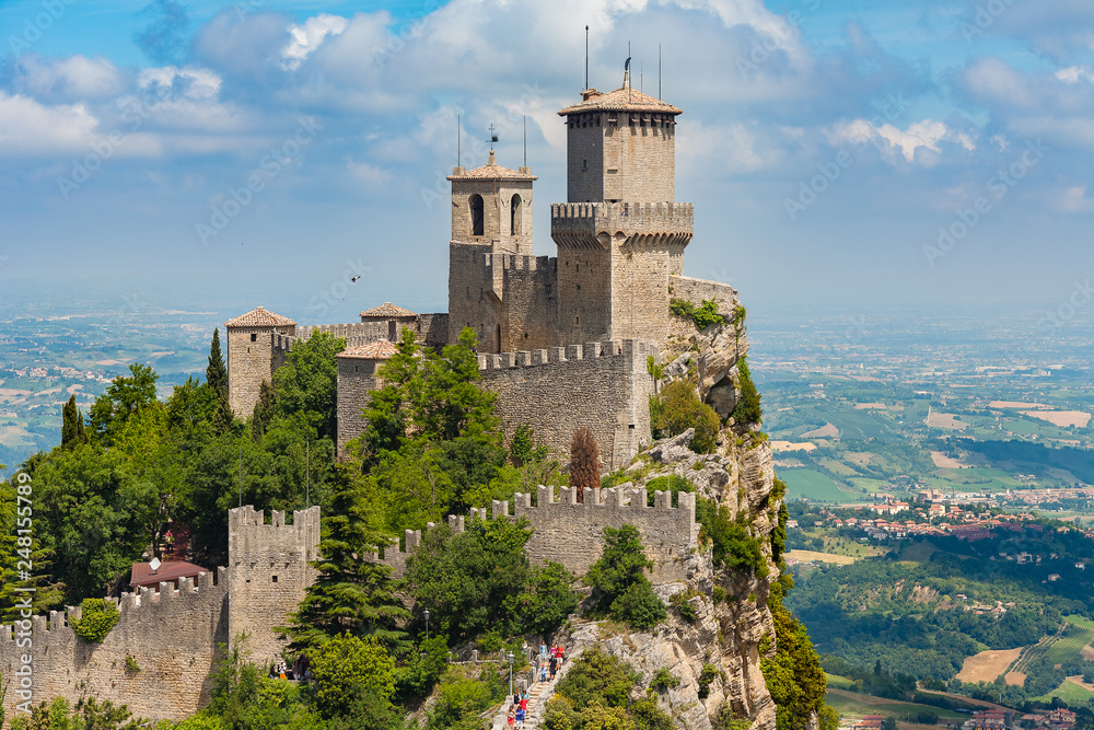 San Marino, San Marino Republic: The Fortress La Rocca Guaita