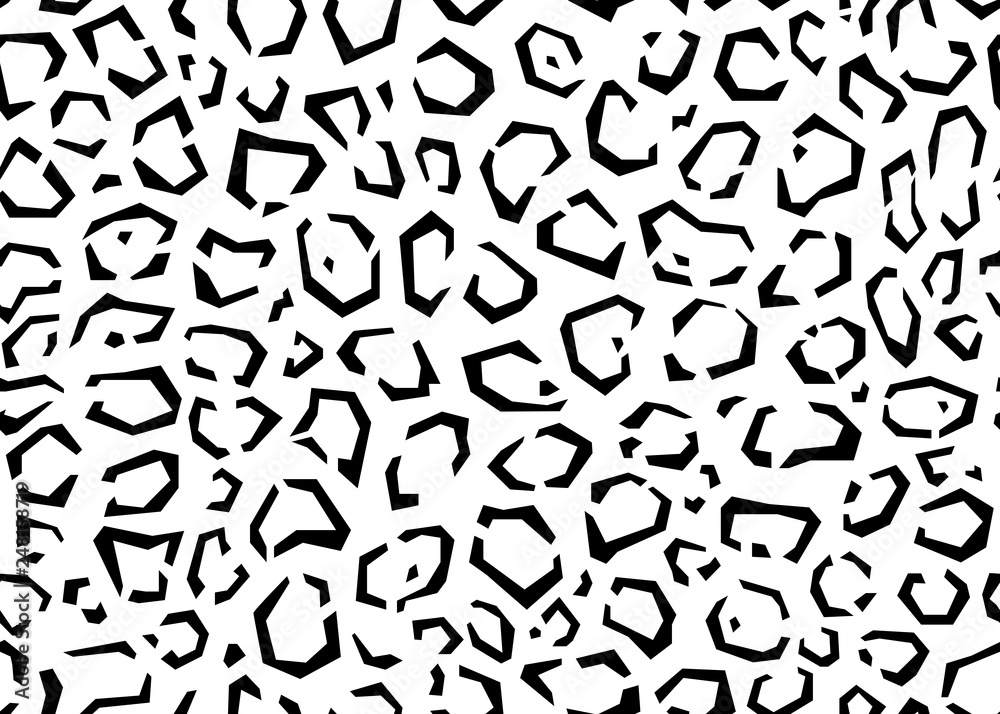 Geometric Leopard pattern design, vector illustration background. wildlife fur skin design illustration Geometric Leopard pattern design, vector illustration background. wildlife fur skin design illustration