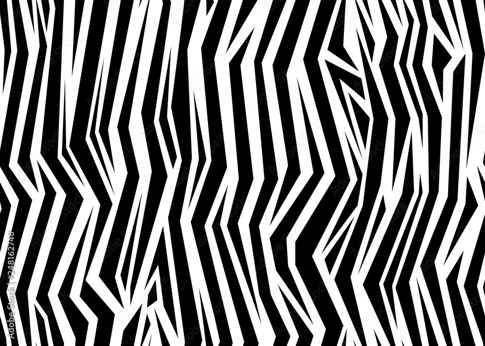 Seamless zebra print vector pattern