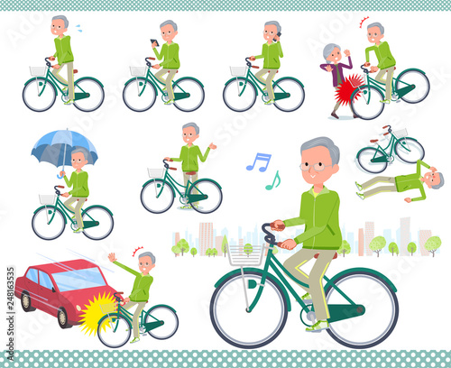 flat type grandpa green Sportswear_city cycle