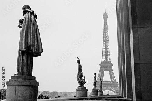 Obraz na płótnie Trocadero - Torre Eifel