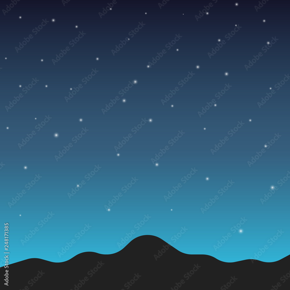 Night sky background