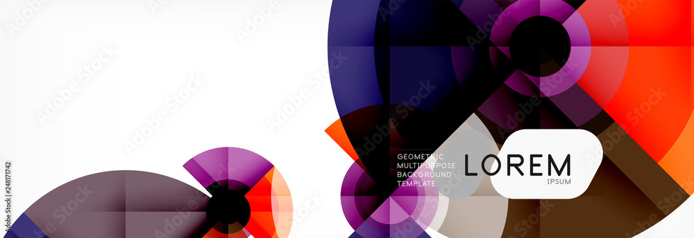 Geometric circle abstract background, creative geometric wallpaper. Geometric circle abstract background, creative geometric wallpaper.