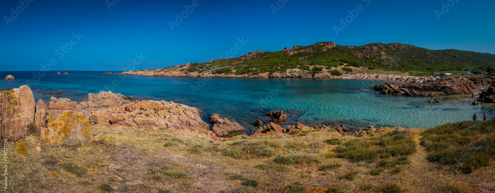 Beautiful coast in the north of Sardinia