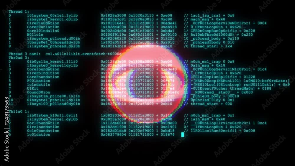 spy hacker wathing eye with encrypted fast long scrolling programming security hacking code data flow stream on display new quality numbers letters coding techno joyful video 4k stock footage