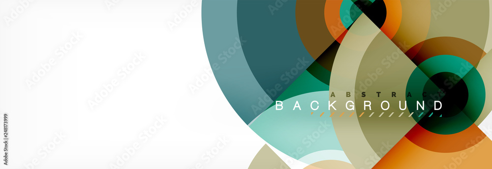 Modern circle background Modern circle background