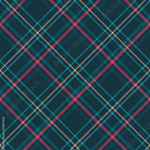 Classic tartan, Merry Christmas seamless patterns.