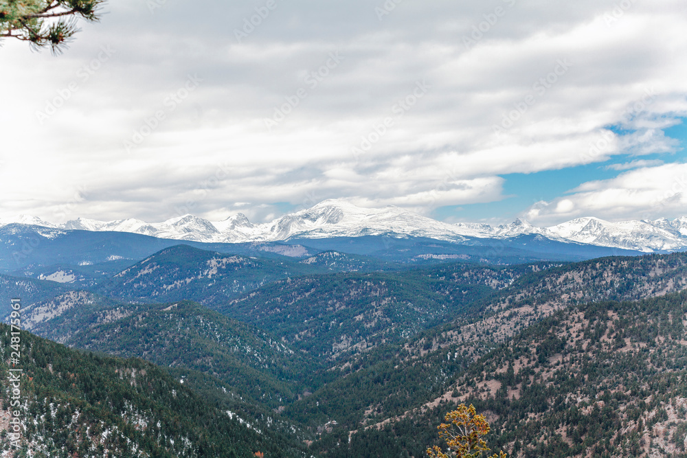 Fototapeta premium panoramic view of the mountains
