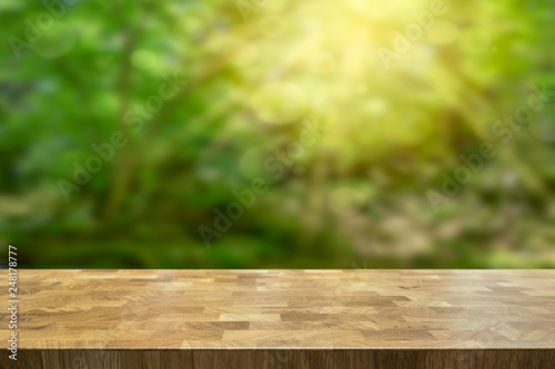 Empty table top for product...