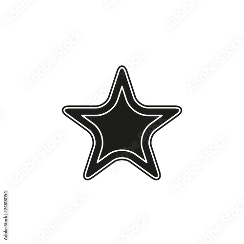 vector Starfish icon, Sea star