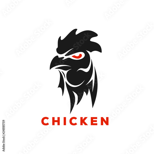 Wallpaper Mural Rooster Logo Designs Concept, Chicken Head Mascot Logo Designs  Torontodigital.ca