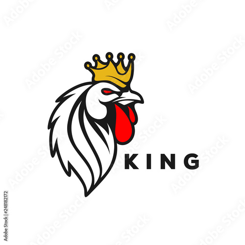 Wallpaper Mural Rooster Logo Designs Concept, Chicken Head Mascot Logo Designs  Torontodigital.ca