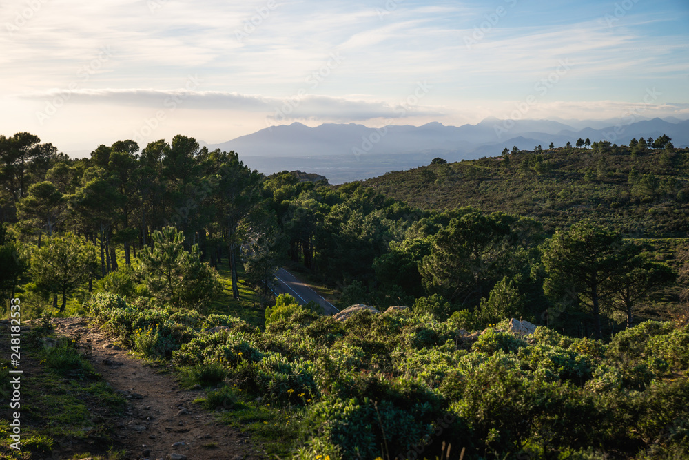 Beautiful landscape in north Catalonia in Cap de Creus Natural Park