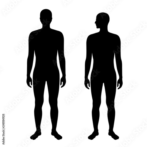 woman and man silhouette