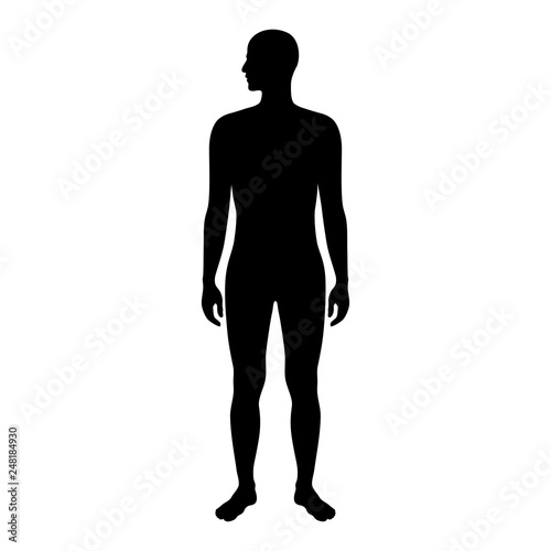 Vector man silhouette