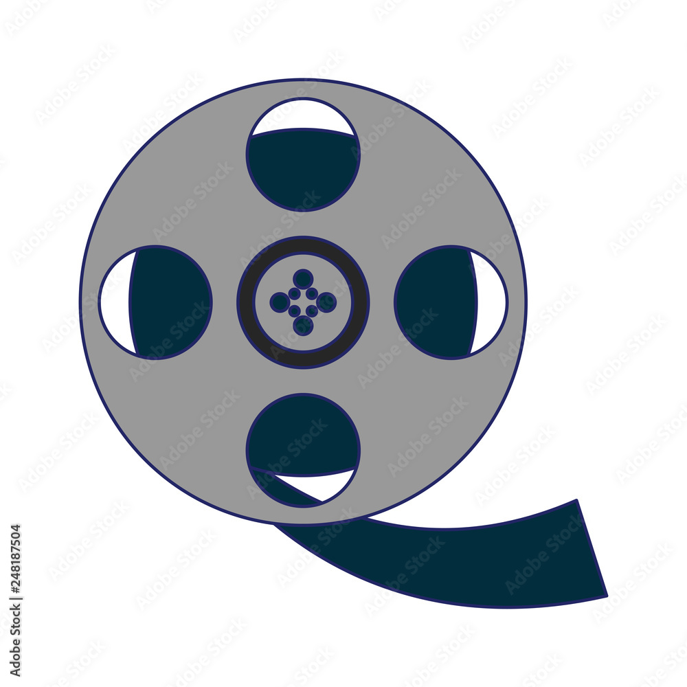 Fototapeta premium Movie reel symbol
