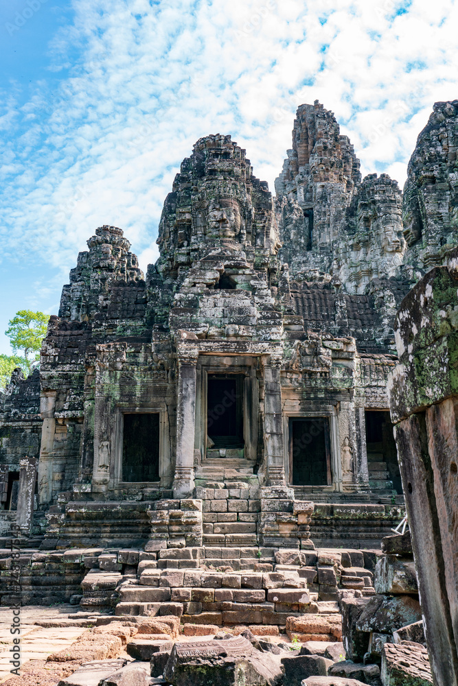 Naklejka premium アンコールトムのバイヨン