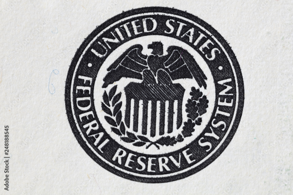 Obraz premium fragment of dollar bill