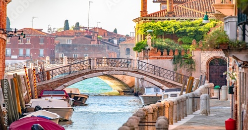Italy beauty, view from Dorsoduro to Giudecca in Venice, Venezia
