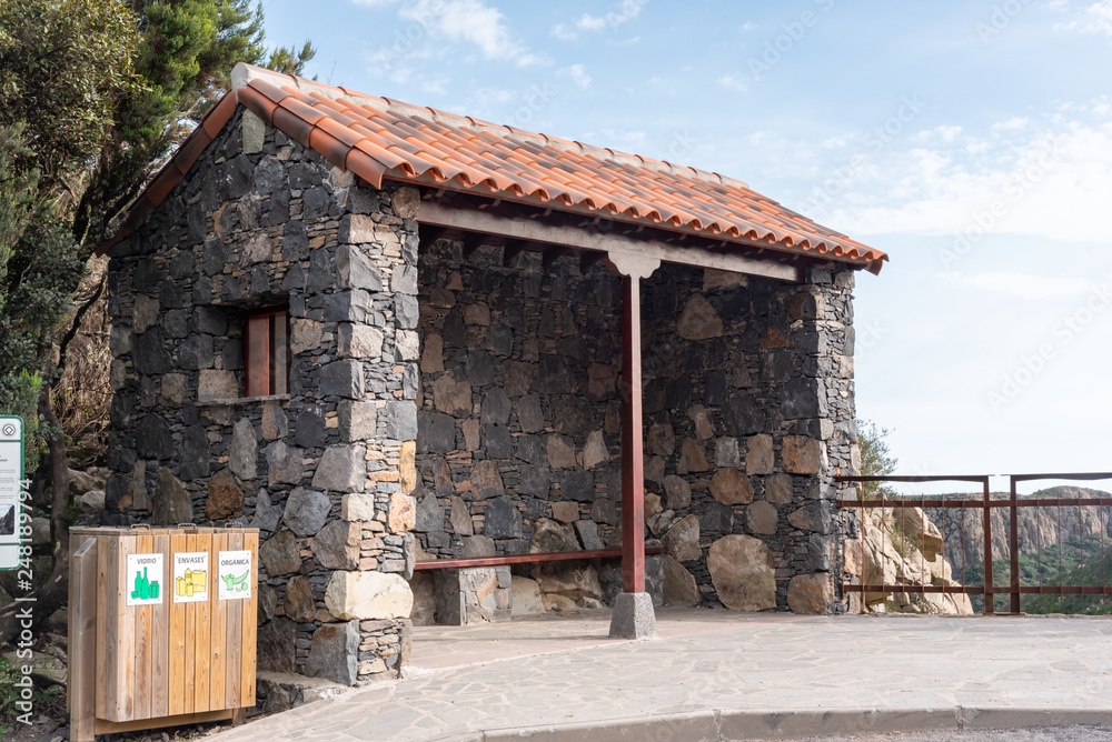 canarias old stone house