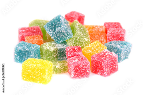 Jelly bonbons sugar coated