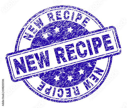 NEW RECIPE stamp seal impri...