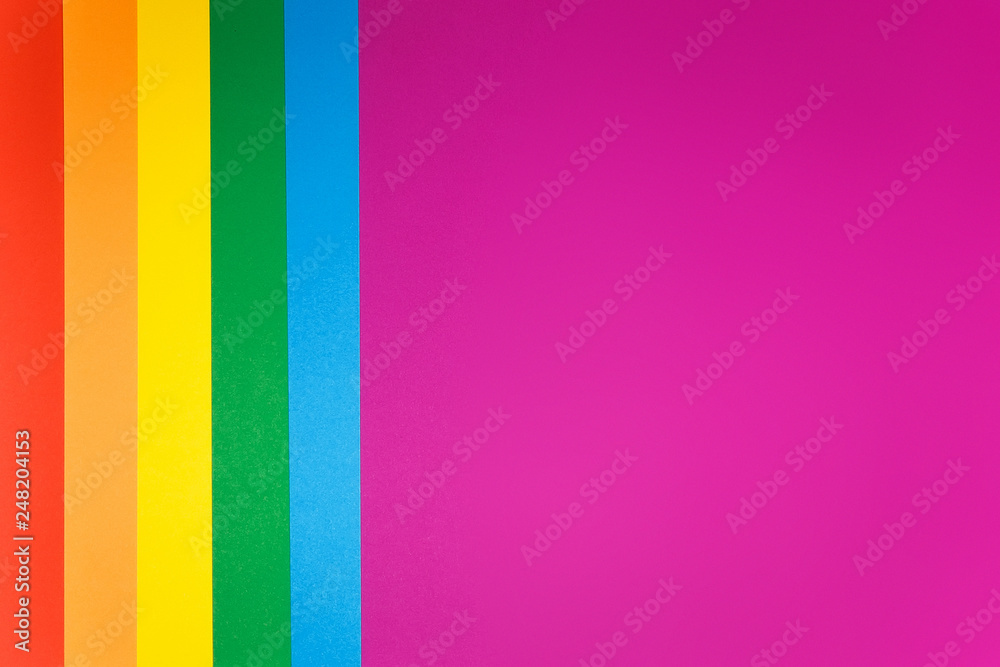 Obraz premium abstract background, lgbt community flag. Colors of rainbow