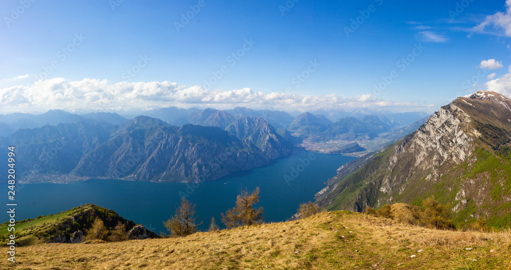 View of lake Garda from Monte Baldo View of lake Garda from Monte Baldo