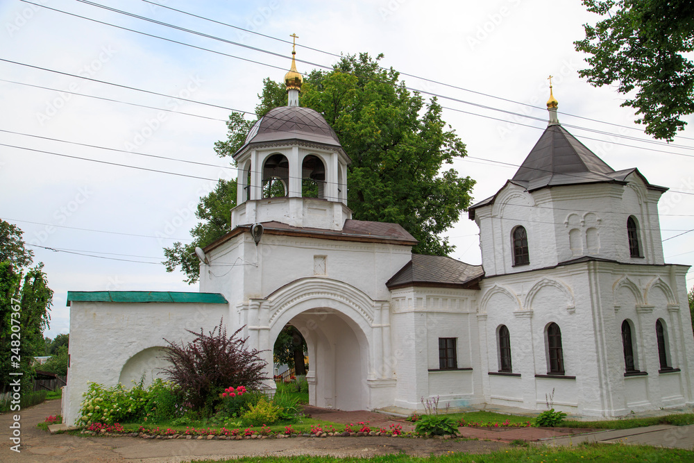 Temples of Theodorovsky Women's Monastery in Rostov Veliky, Russia
