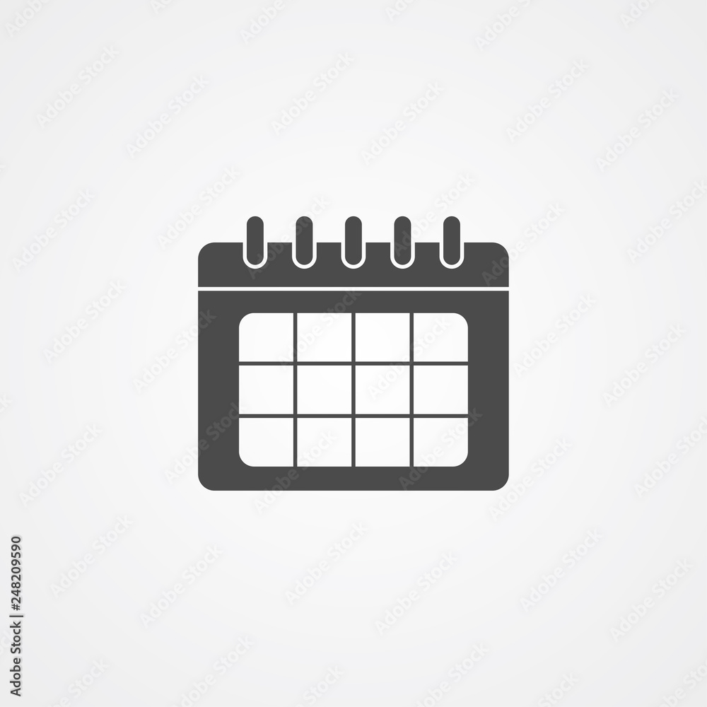Calendar vector icon sign symbol Calendar vector icon sign symbol