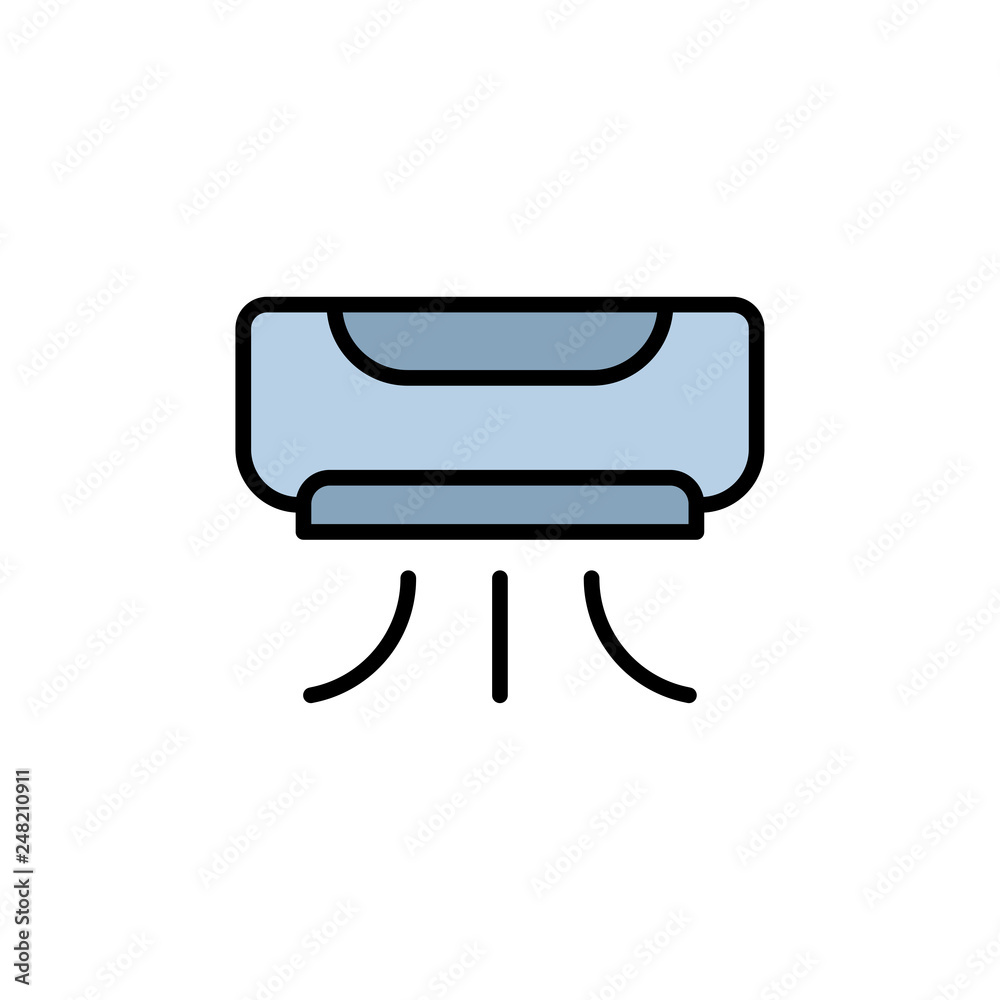 Air conditioner vector icon sign symbol Air conditioner vector icon sign symbol