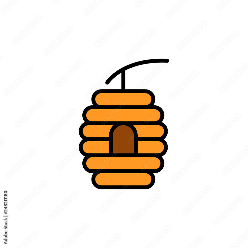 Beehive vector icon sign symbol Beehive vector icon sign symbol