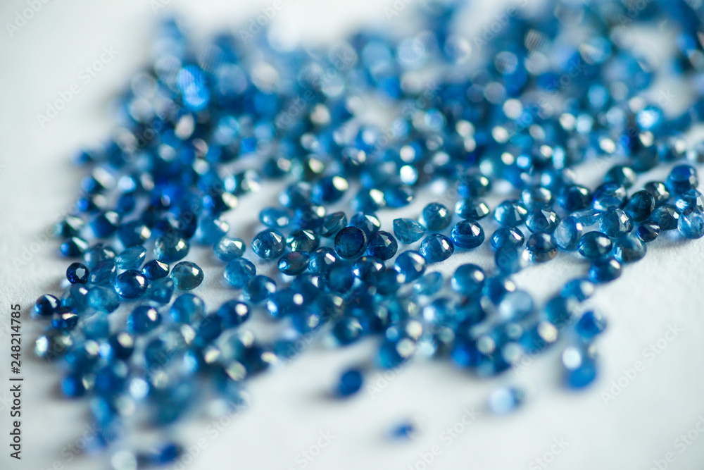 sapphire stones bunch