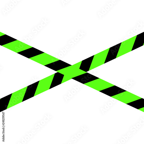 Tape of danger isolated on ...