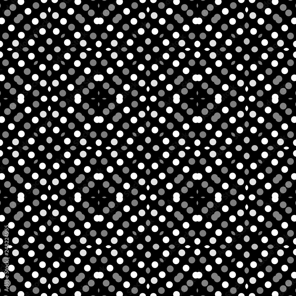 Seamless abstract pattern background with a variety of colored circles. Seamless abstract pattern background with a variety of colored circles.